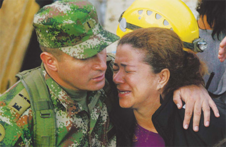23 dead, 100 missing in Colombia