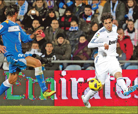 Kaka feeling fine on return