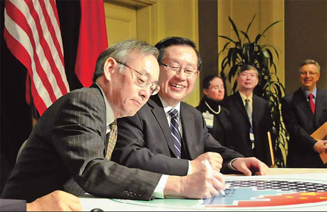 China makes flurry of energy deals with US firms