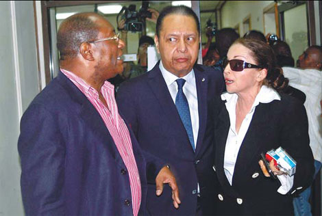 Haiti's former leader detained