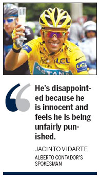 Contador blasts 'unfair?suspension for doping