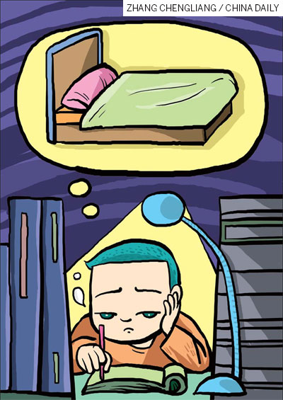 Beijing students are losing out on needed sleep