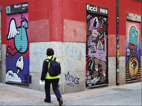 Traders ask graffiti artists to paint stores