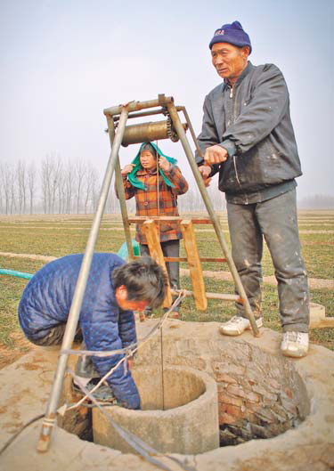 Crops and lifestyle withering in dry spell