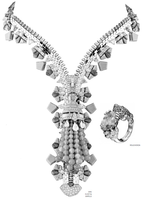 High jewelry unzips ... and out come the birds and bees