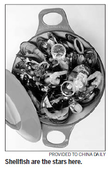 Let's eat and flex mussels