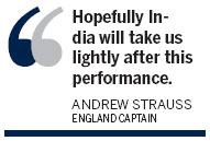 Strauss playing cat-and-mouse with India
