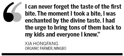 A taste for organic agriculture