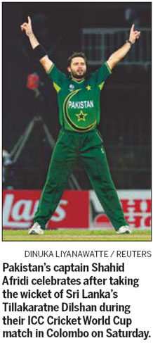 Afridi relishing life as Pakistan cup campaign picks up pace