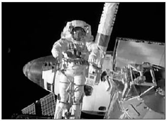 Robotics shutdown strands astronaut