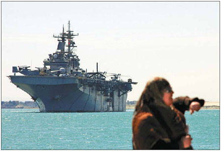 US warships head for Libya