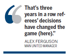 Luiz in spotlight as Fergie rages at referee