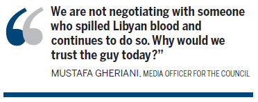Gadhafi exit talks rejected