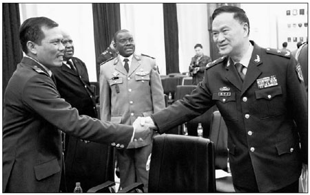 PLA celebrates foreign ties