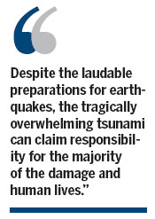 Capital reacts with emotion to Japan disaster