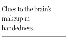The mysteries of left-handed people