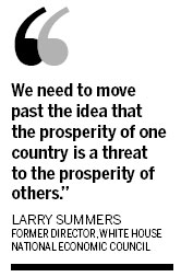No zero-sum game in growth: Summers
