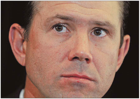 Ponting gives up captaincy, but remains ready to bat on