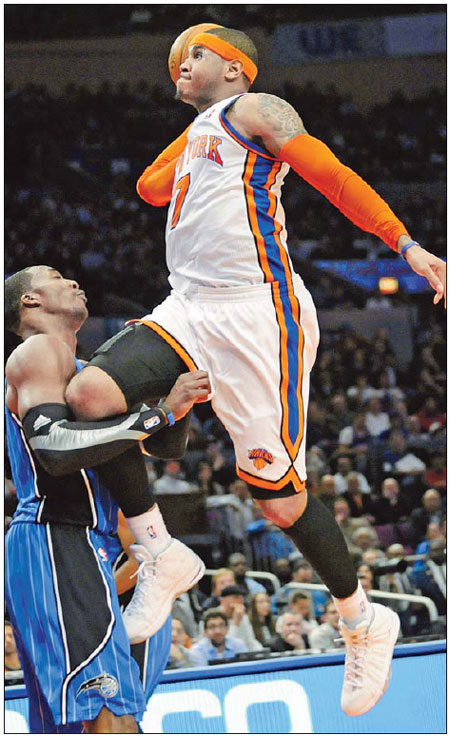 Anthony's 39 lifts Knicks over Magic