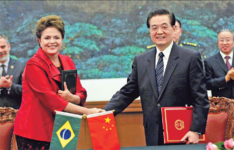 China vows new Brazil trade ties