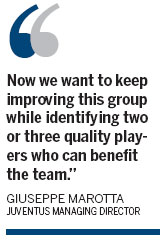 Juventus rules out squad revolution