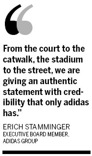 Adidas fashions a new front in apparel