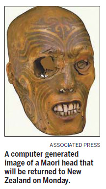 Maori head to return home after 136 years
