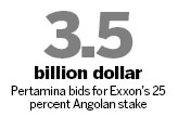 Pertamina edges out Sinopec for stake in Angolan oil