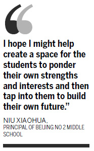 Principal develops new principles of learning