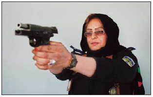 Afghan female police a rarity