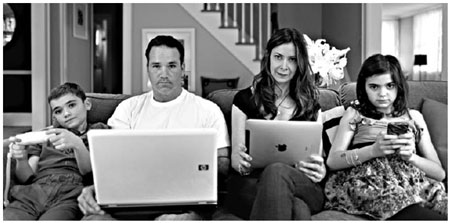 Bringing the family together through multiple screens