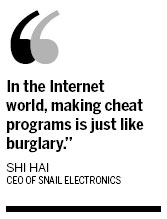 Crackdown on hackers for cheating online games