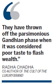 India's wealthy flaunt riches as fashion industry booms