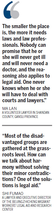 Legal aid presents a case for the vulnerable