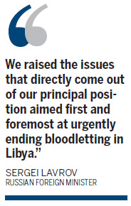 Libya ready to cooperate: Russia FM