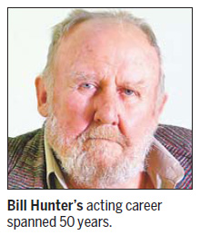 Australian movie, TV star Bill Hunter dies aged 71