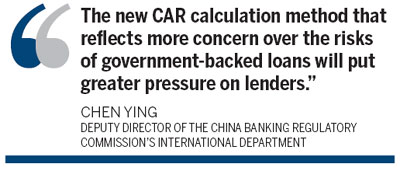 Lenders given CAR timetable