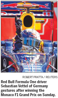 Cool Vettel breaks Monte Carlo duck