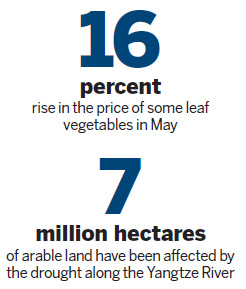 Drought fuels food price increases as yields shrink