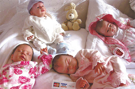 Grieving mothers 'adopt' lifelike dolls