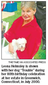 Leona Helmsley's millionaire dog dies