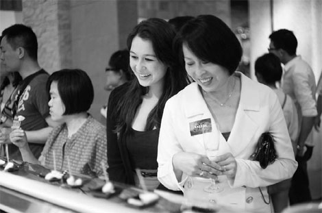 Discovering a taste for upmarket food