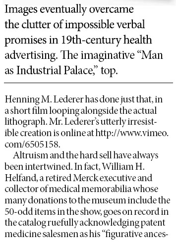 The art of selling dubious cures
