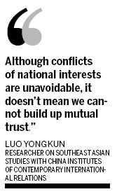 Mutual trust vital for ties