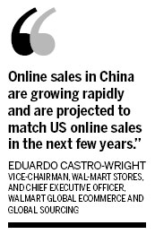 Yihaodian teams up with Wal-Mart online