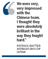 Aussies claim tie; China wins praise