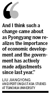 Vice-premier applauds DPRK's achievements