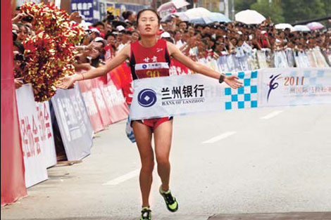 Lanzhou marathon champion eyes worlds and Olympics
