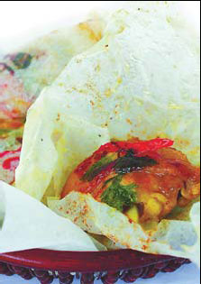 Chicken in paper