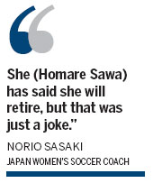 Japanese boss urges Sawa to help side reach London